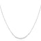 Silver Arc Pavé Necklace
